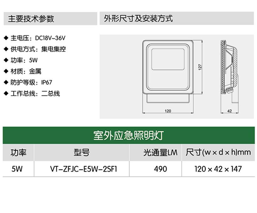 室外紧急照明灯